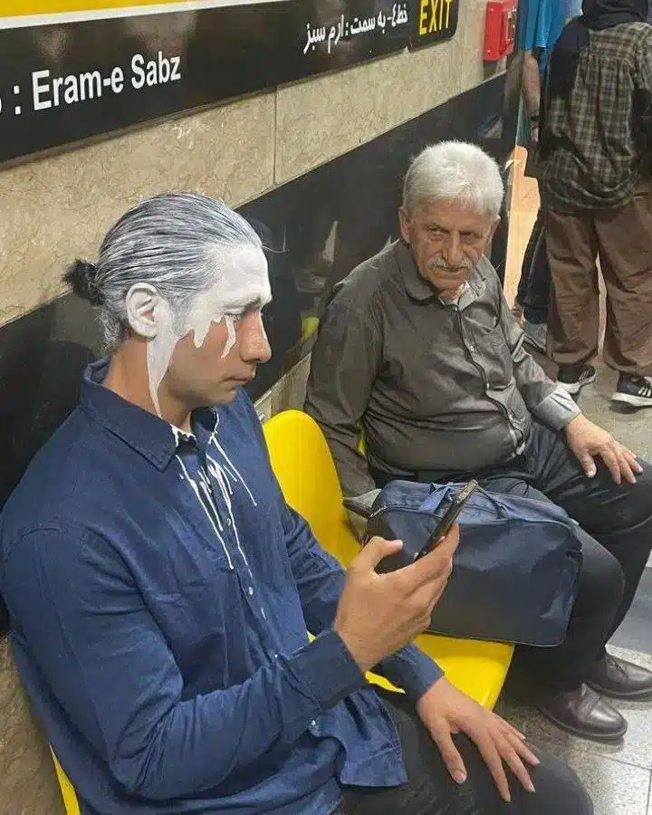 عکس های افرادی با ظاهر عجیب در تهران